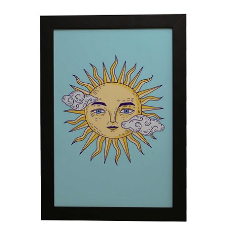 Quadro Decorativo Sol Místico