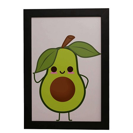 Quadro Decorativo Infantil Abacate