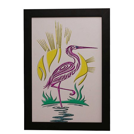 Quadro Decorativo Flamingo Arte