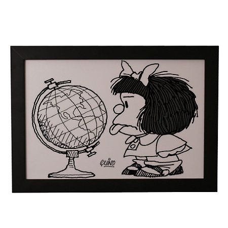 Quadro Decorativo Mafalda Globo