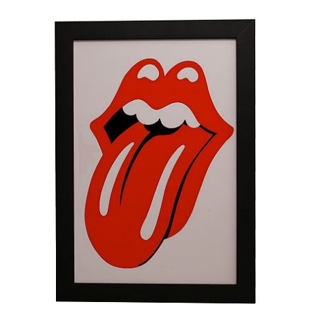 Quadro Decorativo Boca Rolling Stones