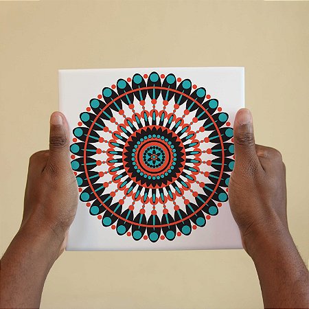 Azulejo Decorativo Mandala #3