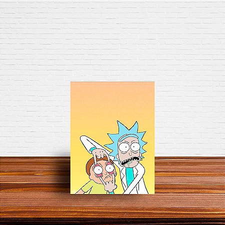 Azulejo Decorativo Rick e Morty