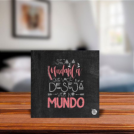 Azulejo Decorativo Seja a Mudança