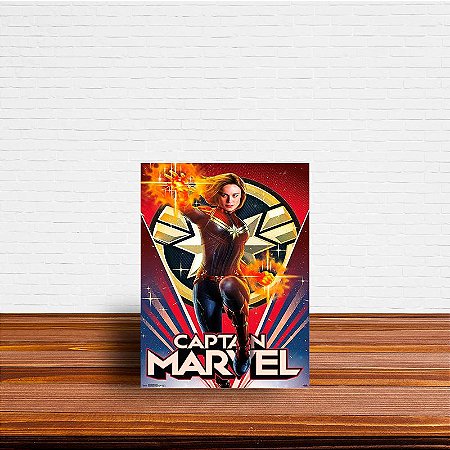 Azulejo Decorativo Capitã Marvel