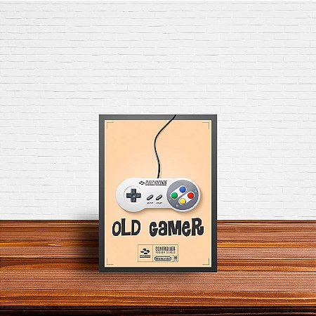 Azulejo Decorativo Old Gamer