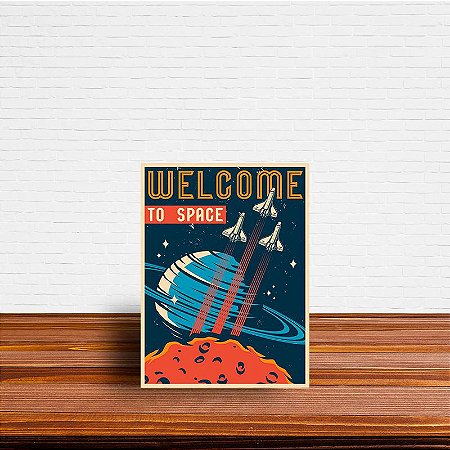 Azulejo Decorativo Welcome To Space