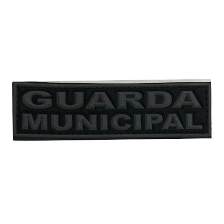 Tarjeta Emborrachada Para Frente Do Colete Guarda Municipal