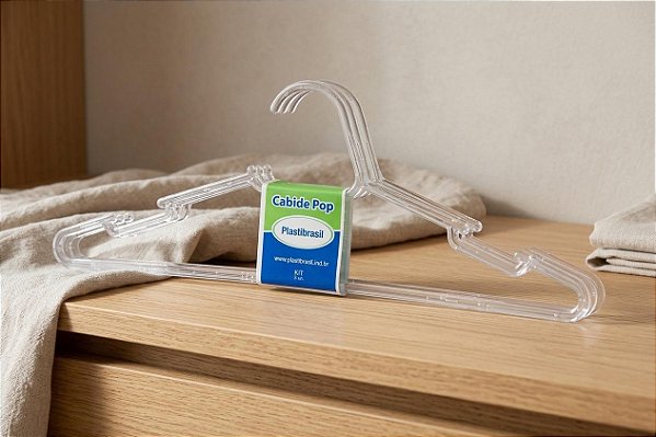 CABIDE POP ADULTO KIT COM 3 - TRANSPARENTE - TOTAL 108 UNIDADES