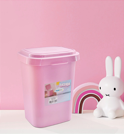 LIXEIRA BABY 4,5 LITROS - TOTAL 6 UNIDADES