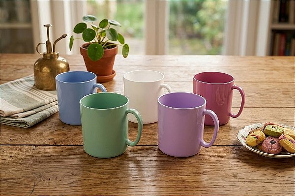 KIT CANECA MICRO-ONDAS COM 3 - SORTIDO - TOTAL 24 UNIDADES