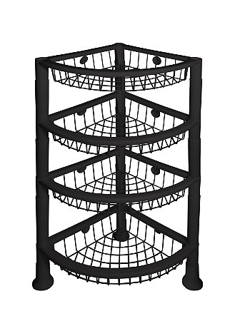 ORGANIZADOR/FRUTEIRA TRIANGULAR PREMIUM 4 ANDARES - 4 UNIDADES