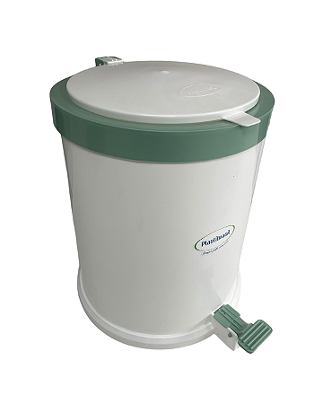 LIXEIRA COM PEDAL PREMIUM 13 LITROS - SORTIDA - 6 PEÇAS