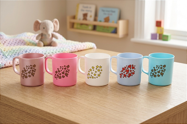 CANECA PIN PIN 260 ML - SORTIDA - TOTAL 42 UNIDADES