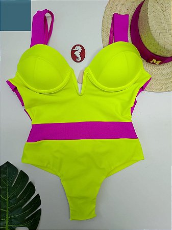 Maiô body colorido cancun sereia