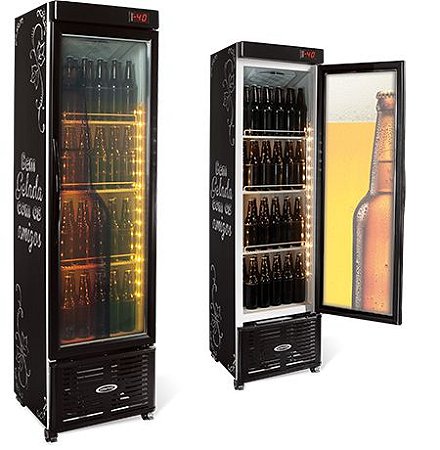 Cervejeira  Vertical 250L Porta de Vidro - CRV-250/PV (127v)