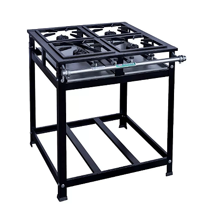 Fogão Industrial Profissional 4 Bocas Standard Baixa Pressão 30x30
