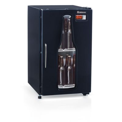 Cervejeira GRBA-120C PR - Porta de Vidro e Carenagem Preta - 220v