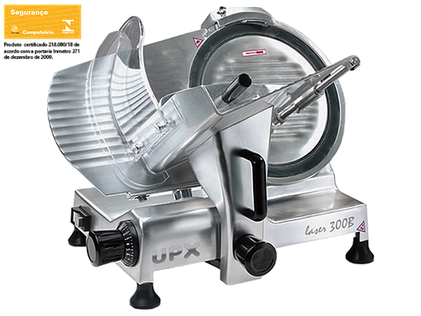 Fatiador de Frios Mussarela Presunto 300mm Laser 300 Black