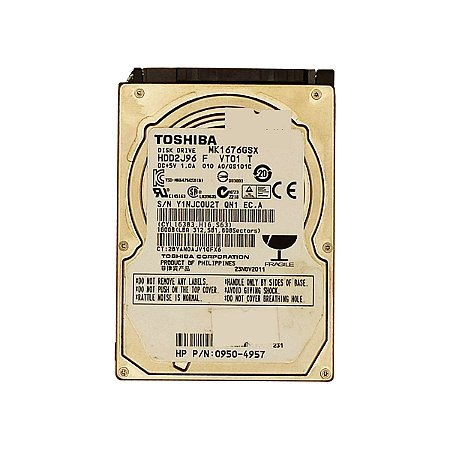 Hd Notebook 160Gb Wd Samsung Toshiba Seagate Western Digital