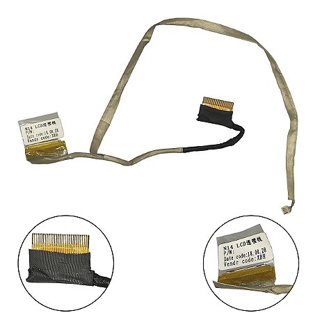 Cabo Flat Da Tela Notebook Multilaser Legacy Pc121 N14