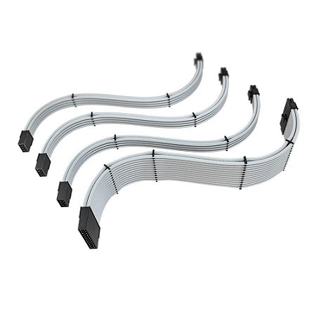 Kit Extensor Cabo Sleeved Branco Rise Mode Full White