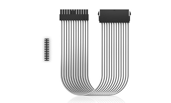 Cabo Extensor Para Fonte Atx 24 Pinos 30cm Deepcool Branco
