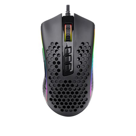 Mouse Gamer Rgb Redragon Storm Preto 7 Botões 12400dpi