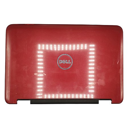 Carcaça Tampa Da Tela Notebook Dell Inspiron N4050 Vermelho - Detalhe