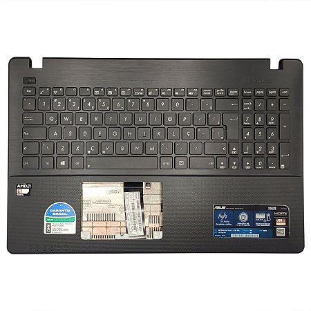 Carcaça Base Com Teclado Notebook Asus X552e Preto