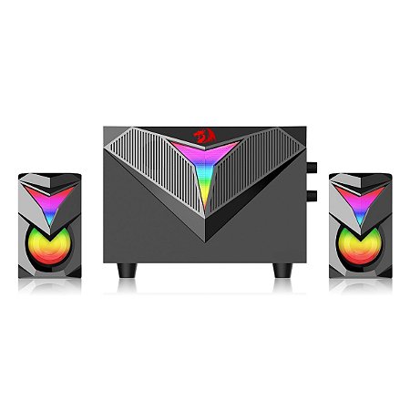 Caixa De Som Gamer Rgb Subwoofer Redragon Toccata Gs700