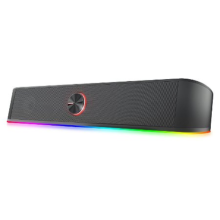 Caixa De Som Gamer Rgb Soundbar 3w*2 Redragon Adiemus Gs560