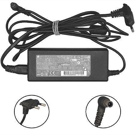 Carregador de Notebook Lg P430 19v 3.42a 65w 6.0mmx4.4mm Original