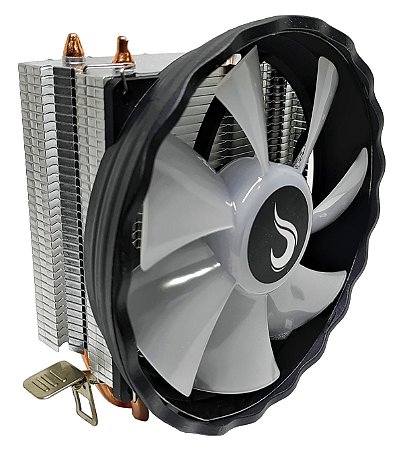 Cooler Processador Intel 775 1150 1151 1155 1156 1366 Rise Mode Air Cooler Z4 White Tdp 100w + Pasta Termica