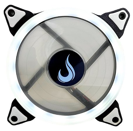 Ventoinha Pc Cooler Fan 120mm Branco Rise Mode Para Gabinete