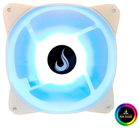 Ventoinha Pc Cooler Fan Rgb 120mm Rise Mode Frost White 5v