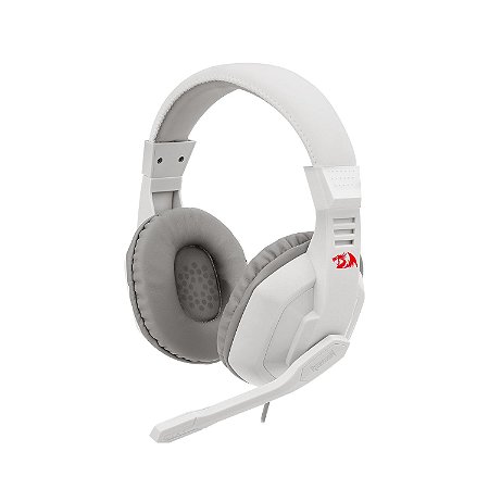 Headset Gamer Redragon Ares Lunar White H120W Branco Plug P2 e P3