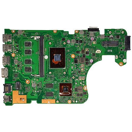 Placa Mãe Notebook Asus X555b X555BP X555qg Amd A9 DDR4 Com 8Gb Ram Vídeo Radeon 2gb - Detalhes