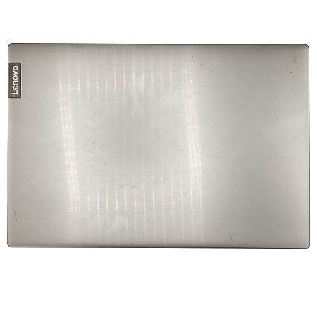 Carcaça Tampa Da Tela Lenovo Ideapad S145-15 15.6 Prata Com Detalhes