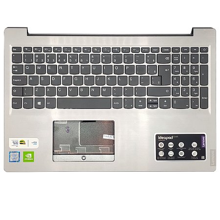 Carcaça Base Com Teclado Notebook Lenovo Ideapad S145 S145-15 Prata