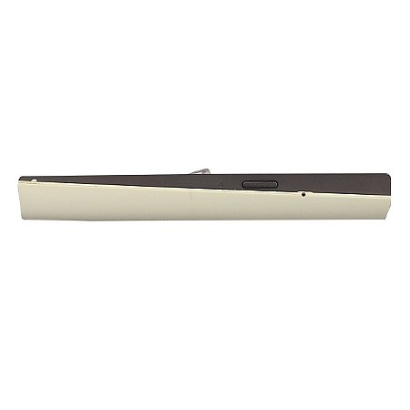 Moldura Tampa Do Gravador Dvd Notebook Samsung Np370e4k Branco C/ Preto