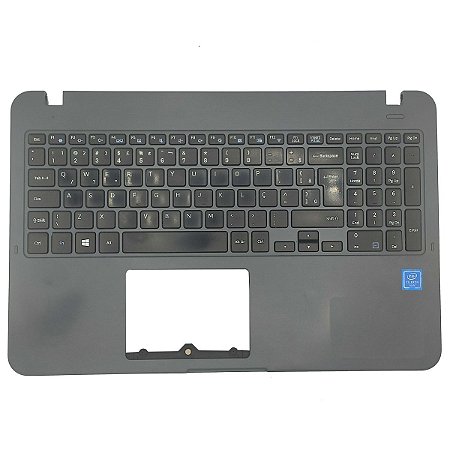 Carcaça Base Superior Com Teclado Notebook Samsung Np350xaa Np350xbe Chumbo