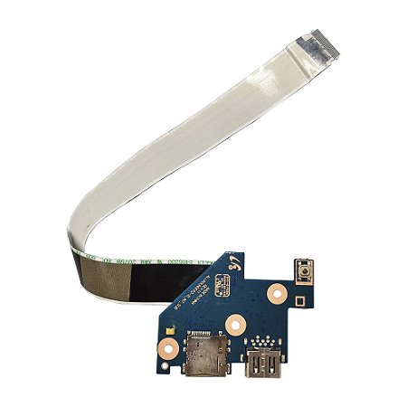 Placa Power Usb Sd Notebook Samsung Np550xcj Ba92-20395a
