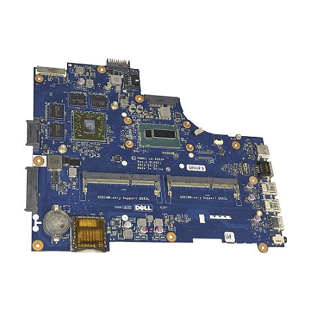 Placa Mãe Notebook Dell Inspiron 5537 3537 La-9982p Intel i5-4ºGeração C/ Video Dedicado Radeon 2Gb