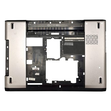 Carcaça Inferior Notebook Dell Vostro 3550 001x7k Prata/Preto - Detalhe