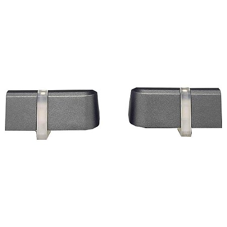 Carcaça Tampa Acabamento das Dobradiças Para Notebook Positivo Motion C4128g-15 Cinza Chumbo