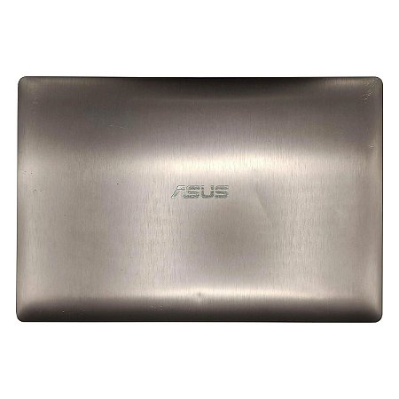 Carcaça Tampa Notebook Asus N550l N550lf Com Detalhes Cinza Chumbo