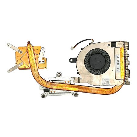 Cooler Com Dissipador Para Notebook Dell Inspiron 14 5458 5459 15 5555 5558 5559 5566 01gryn 0vx9yp C/ Vídeo