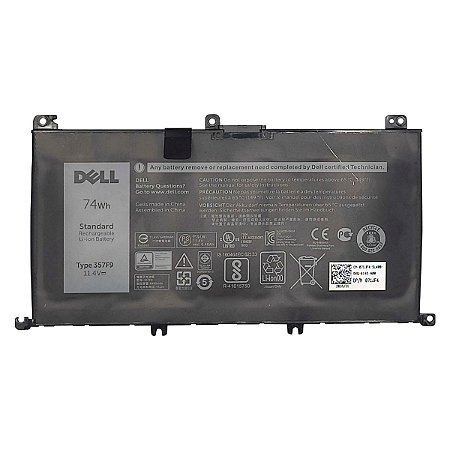 Bateria Para Notebook Dell Inspiron 7567 7566 5576 5577 7556 7557 7559 7759 357F9 71JF4 11.4v 6480mAh Original Com Detalhe