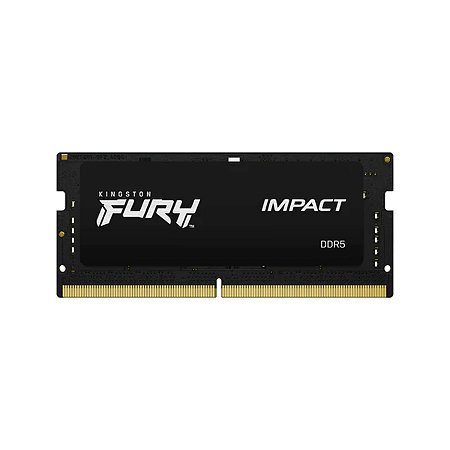Memória Ram 8Gb Ddr5 4800mhz Kingston Fury Impact Kf548s38ib-8 Para Notebook
